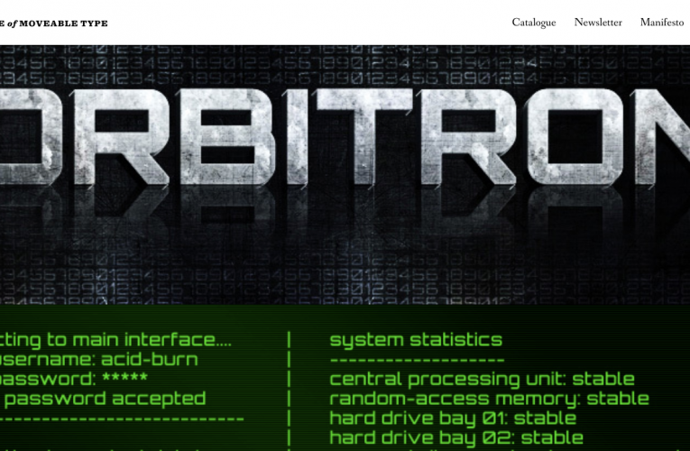 THE LEAGUE OF MOVEABLE TYPE – FONTS